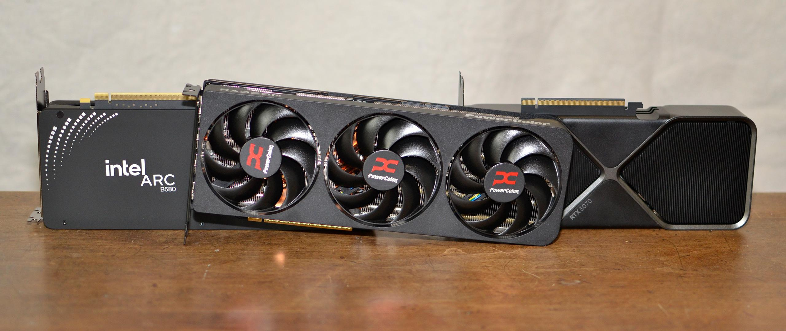 RTX 5070, RX 9070 XT, Arc B580